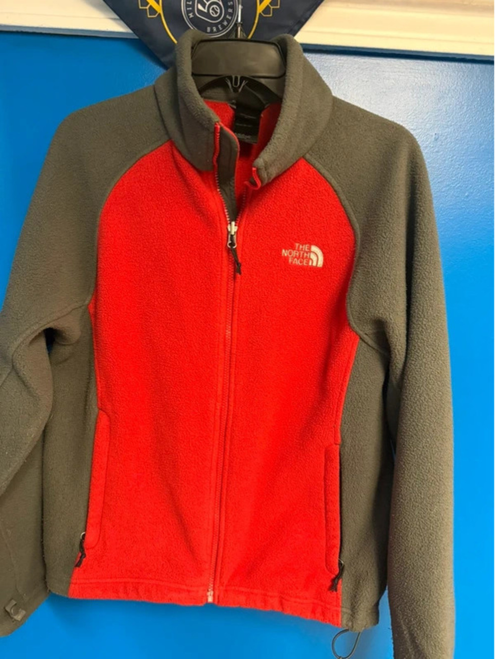 The North Face zip up fleece style